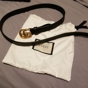 Gucci slim belt